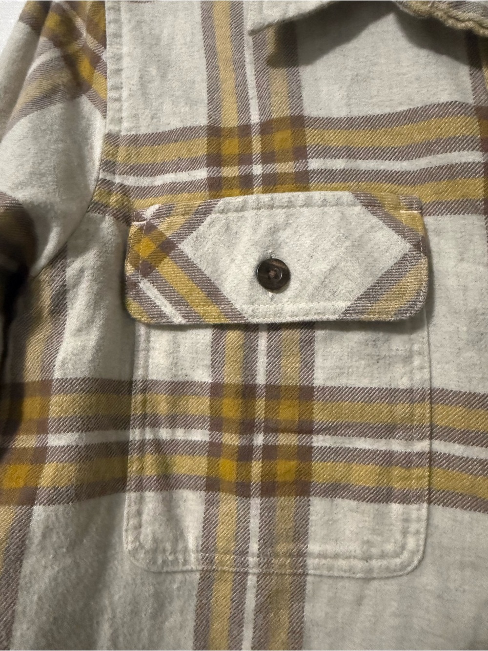 Patagonia 100% Organic Cotton Plaid Flannel Shirt- S - Picture 3 of 7